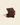 Chocolate squares with rough surface stack, dark brown pieces for a bar