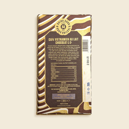 44% Cacao Vietnamese Coffee Milk Chocolate Bar