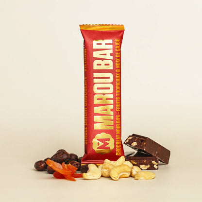 Chocolate Snack Bar 64% Tropical Fruits & Cashews