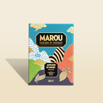Marou chocolate gift box, 36-piece napolitains