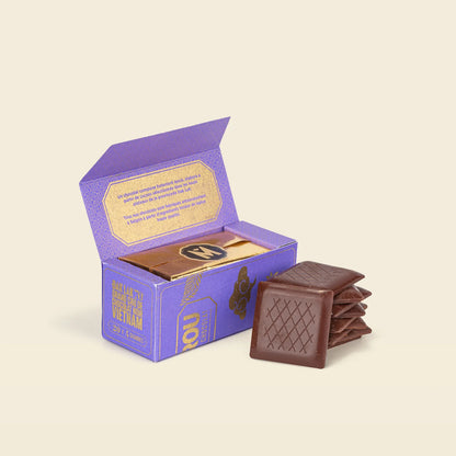 Boîte de 20 napolitains chocolat noir Dak Lak 70%