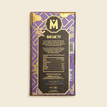 Dak Lak 70% Single Origin Chocolate Bar