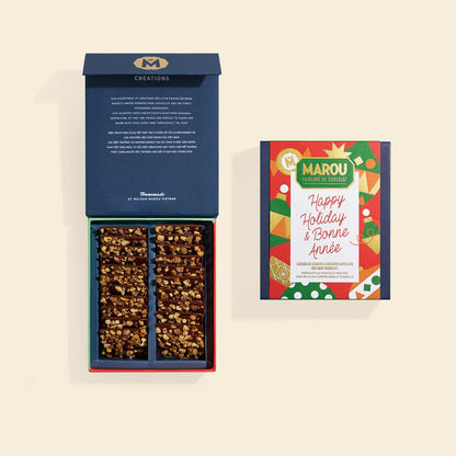 Caramelize Cashew & Cinnamon Napolitain 65% Dark Chocolate – Christmas Edition