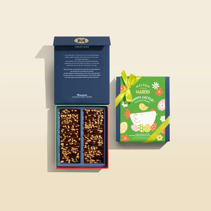 Caramelized Cashew & Raisin Napolitain 65% Dark Chocolate – Easter Edition