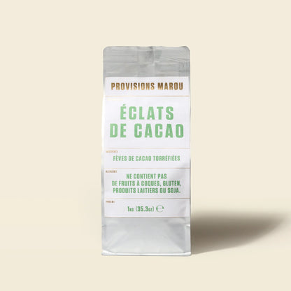  100% Éclats de cacao 1kg en sachet