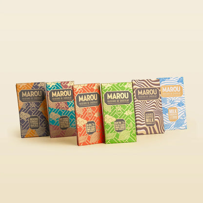 Coffret cadeau de 6 tablettes de chocolat Collection des Faiseurs