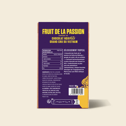 Passion Fruit Enrobed with 65% Dark Chocolate