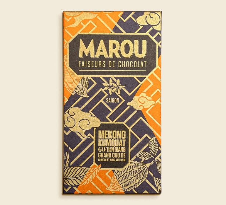 Marou Origin Ba Ria 76% Cacao Dark Chocolate 6-Pack | Vietnam Single  Origin, Dairy Free, Gluten Free, Soy Free | 6 x 80g Bar