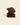 Stacked Marou dark chocolate pieces with embossed logo and popped rice texture
